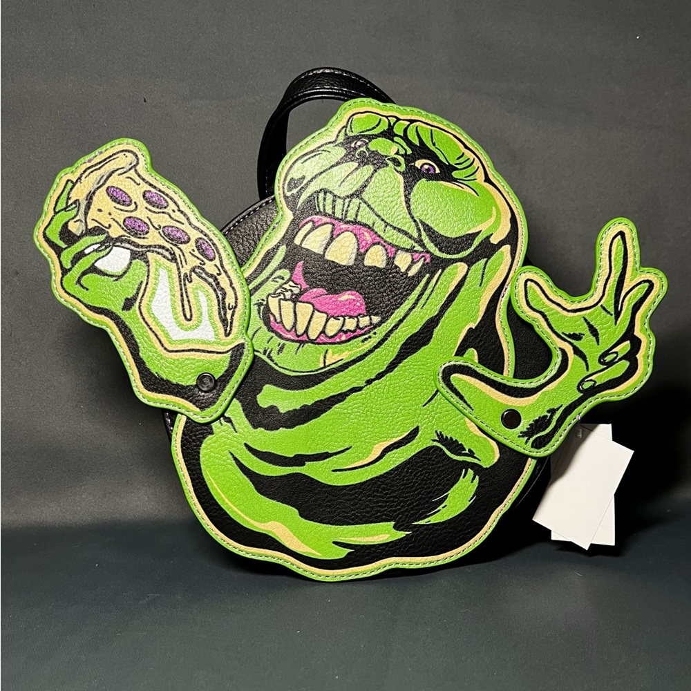 Universal Halloween Horror Nights 2024 Ghostbusters Slimer Cross Mini Backpack - Picture 2 of 6